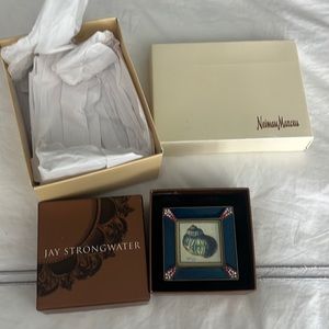Jay Strongwater Pave Corner Square Picture Frame new in box